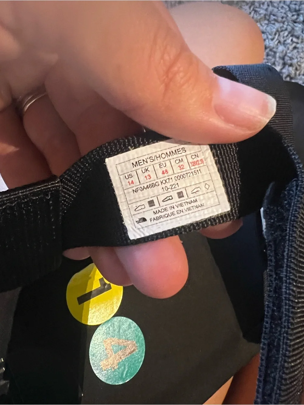 The North Face adjustable hook